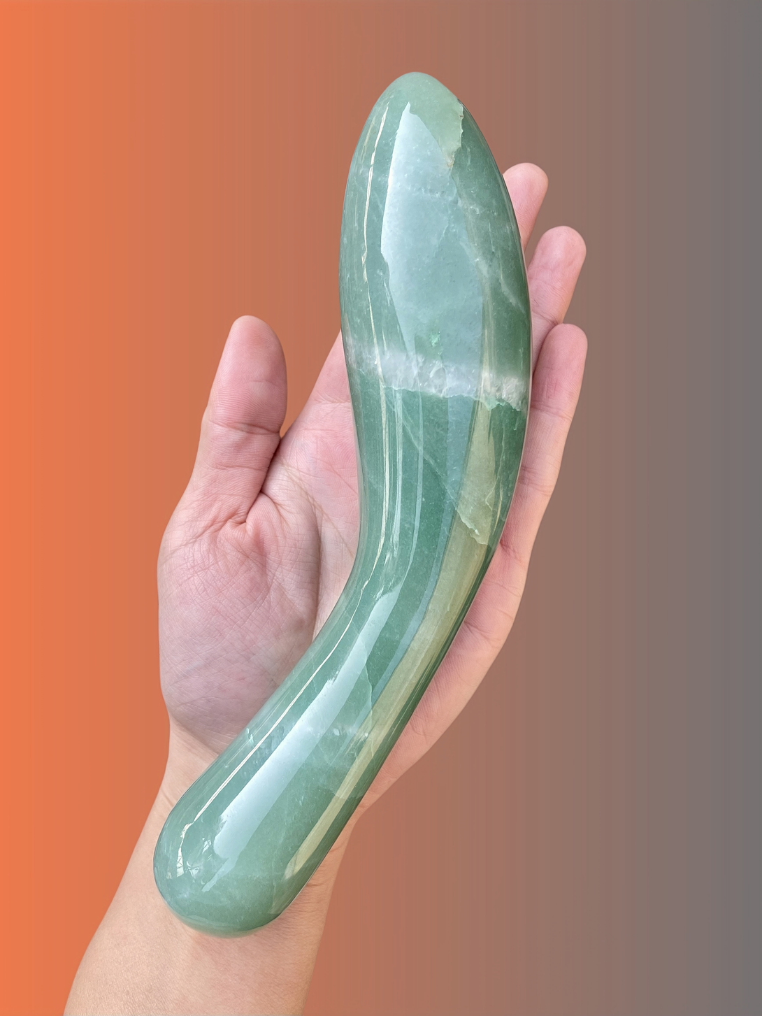 phallos a green aventurine wand