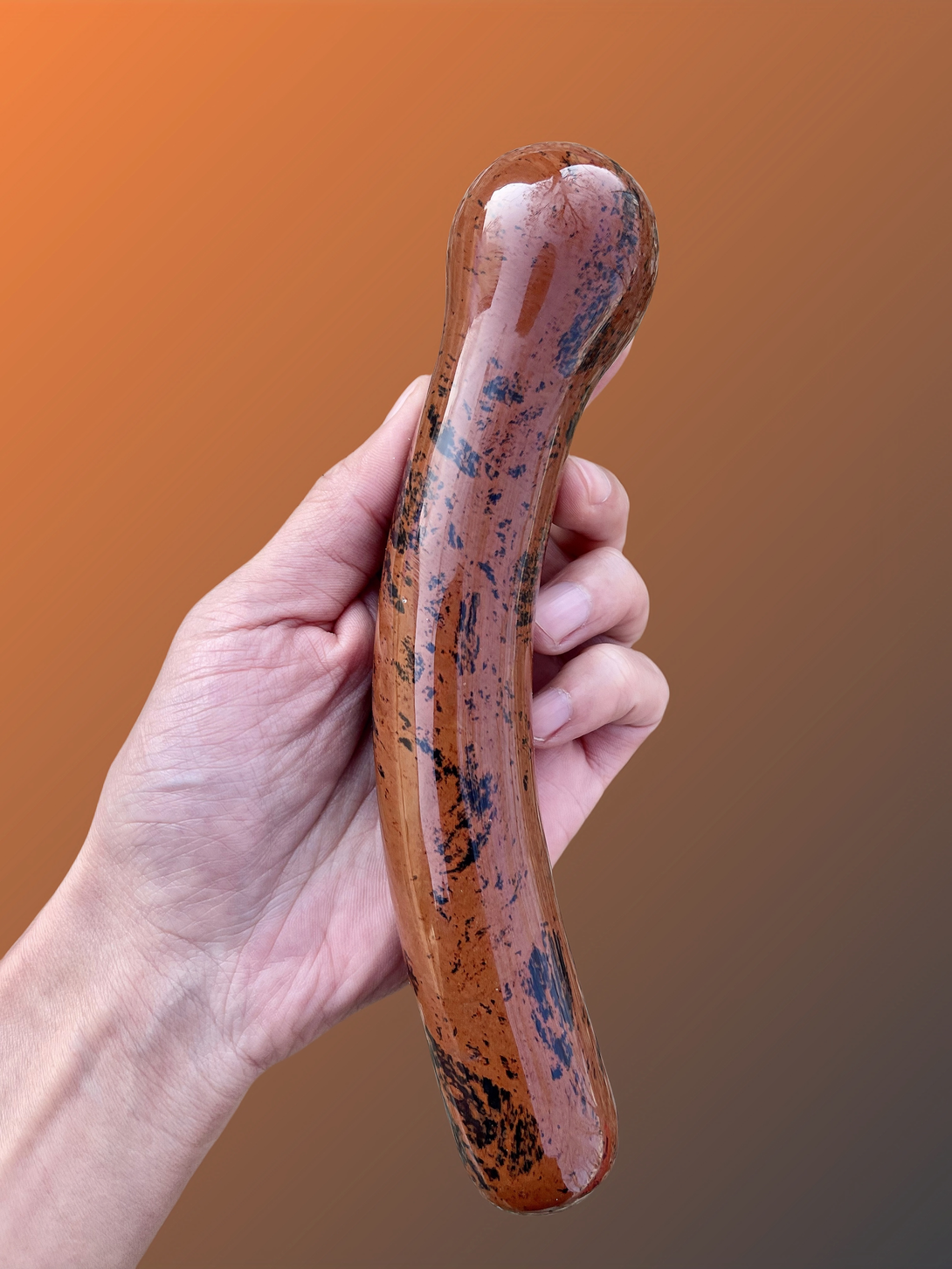 hedone a mahogany obsidian massage wand