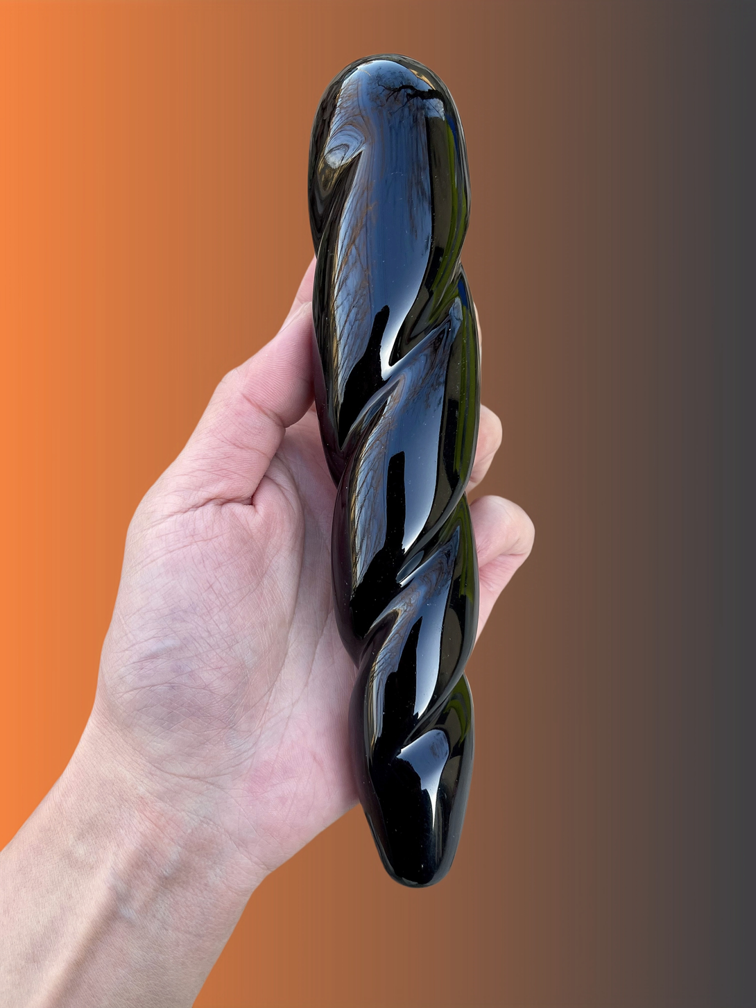 helix an obsidian massage wand