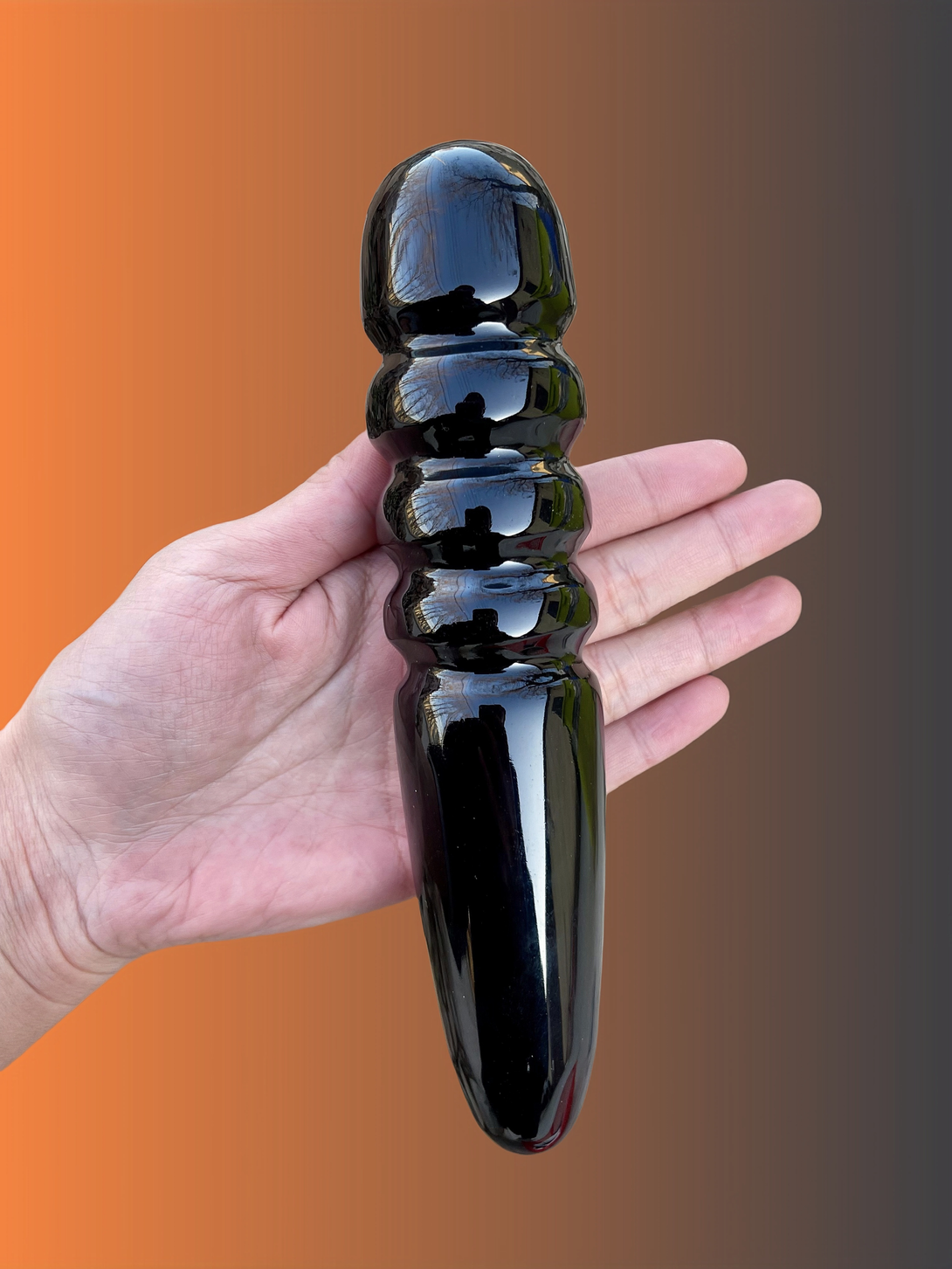 helios an obsidian massage wand