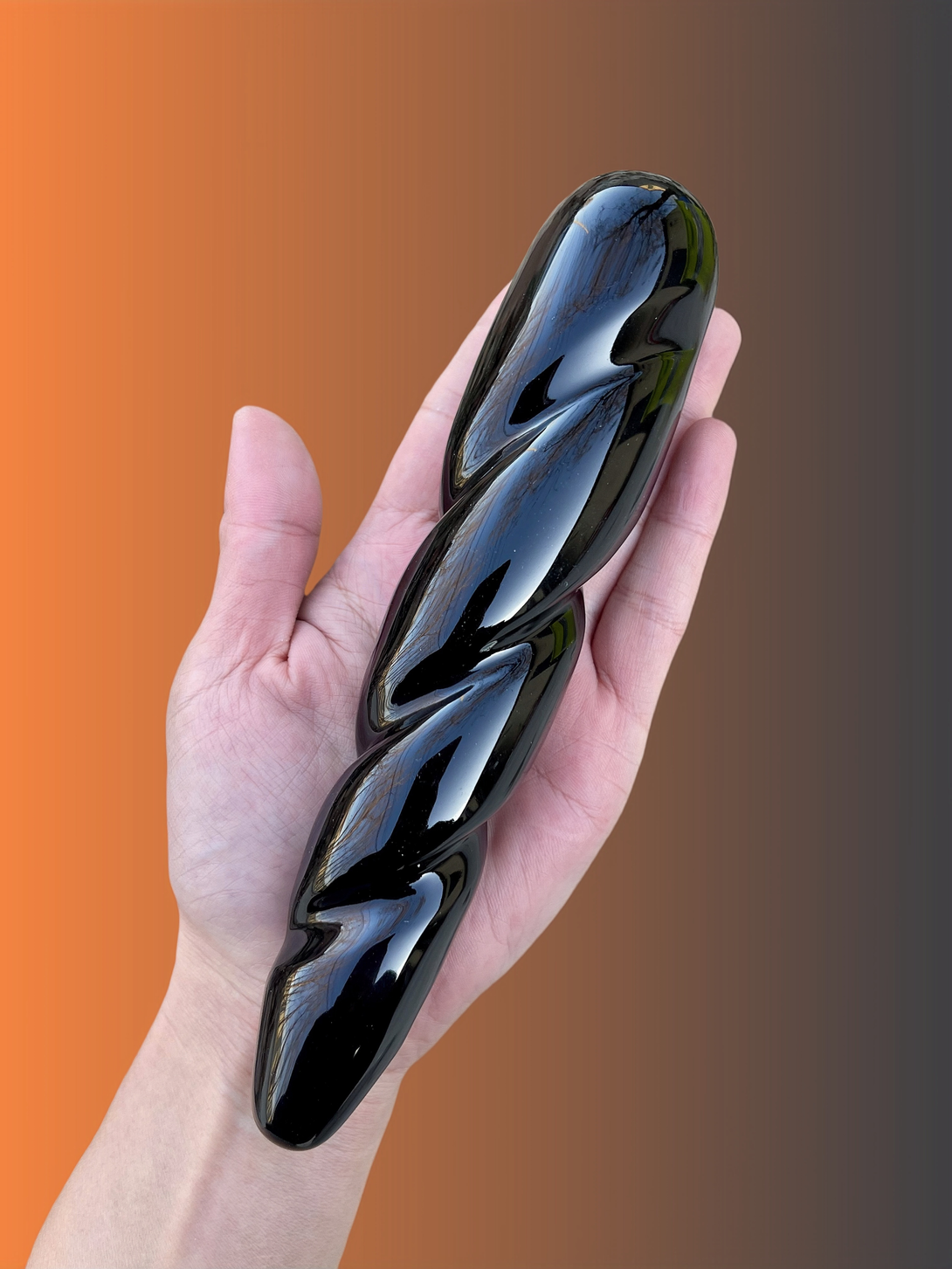 helix an obsidian massage wand