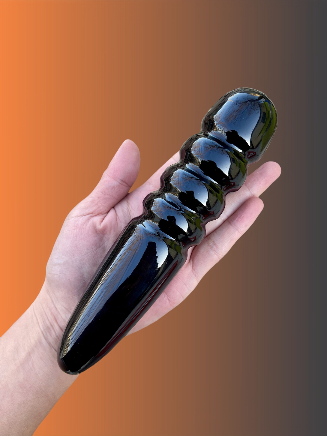 helios an obsidian massage wand