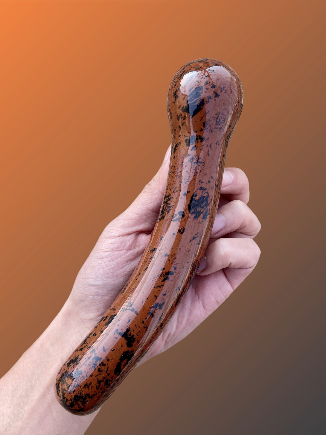 hedone a mahogany obsidian massage wand