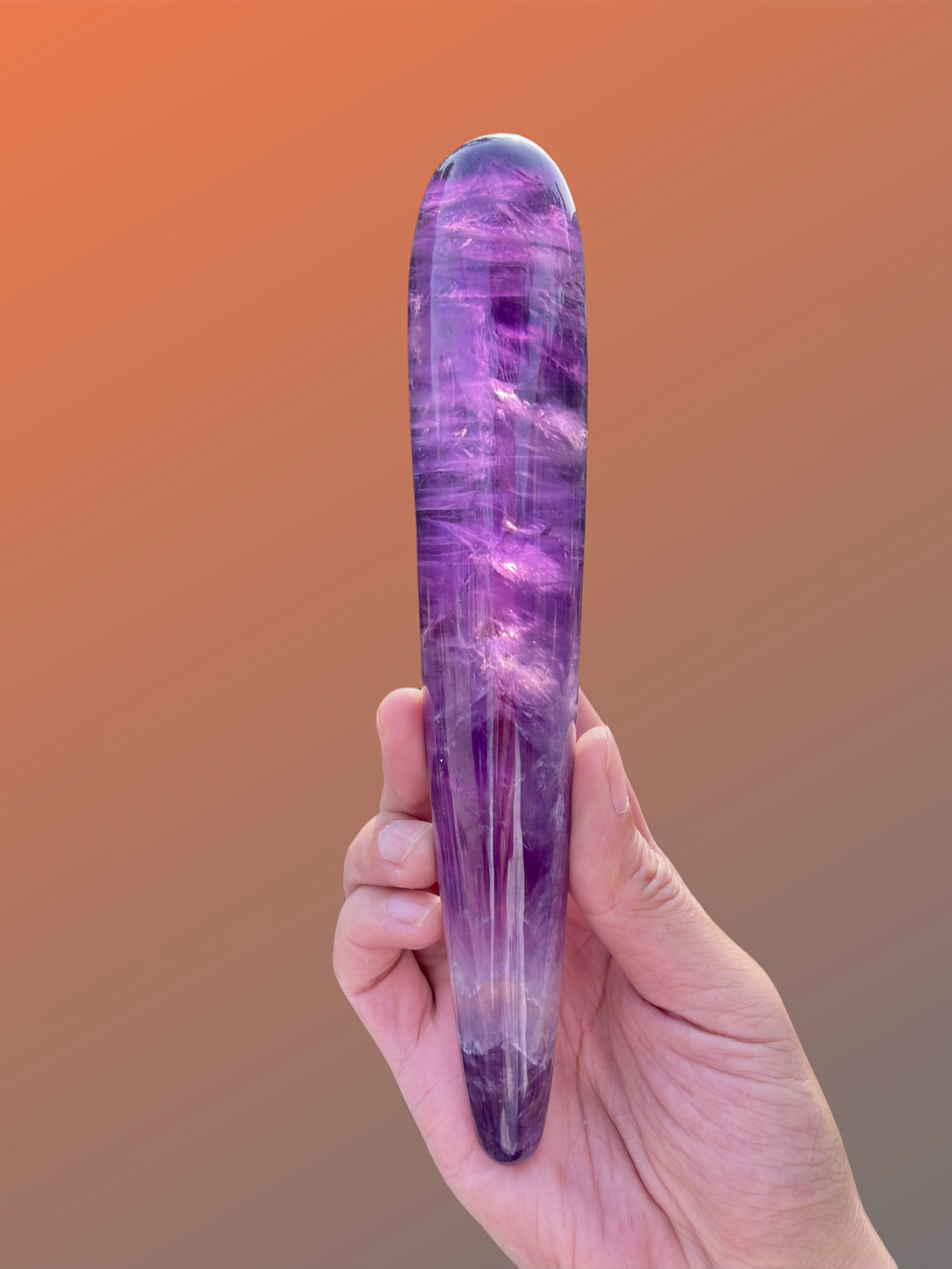 amaranthos an amethyst massage wand