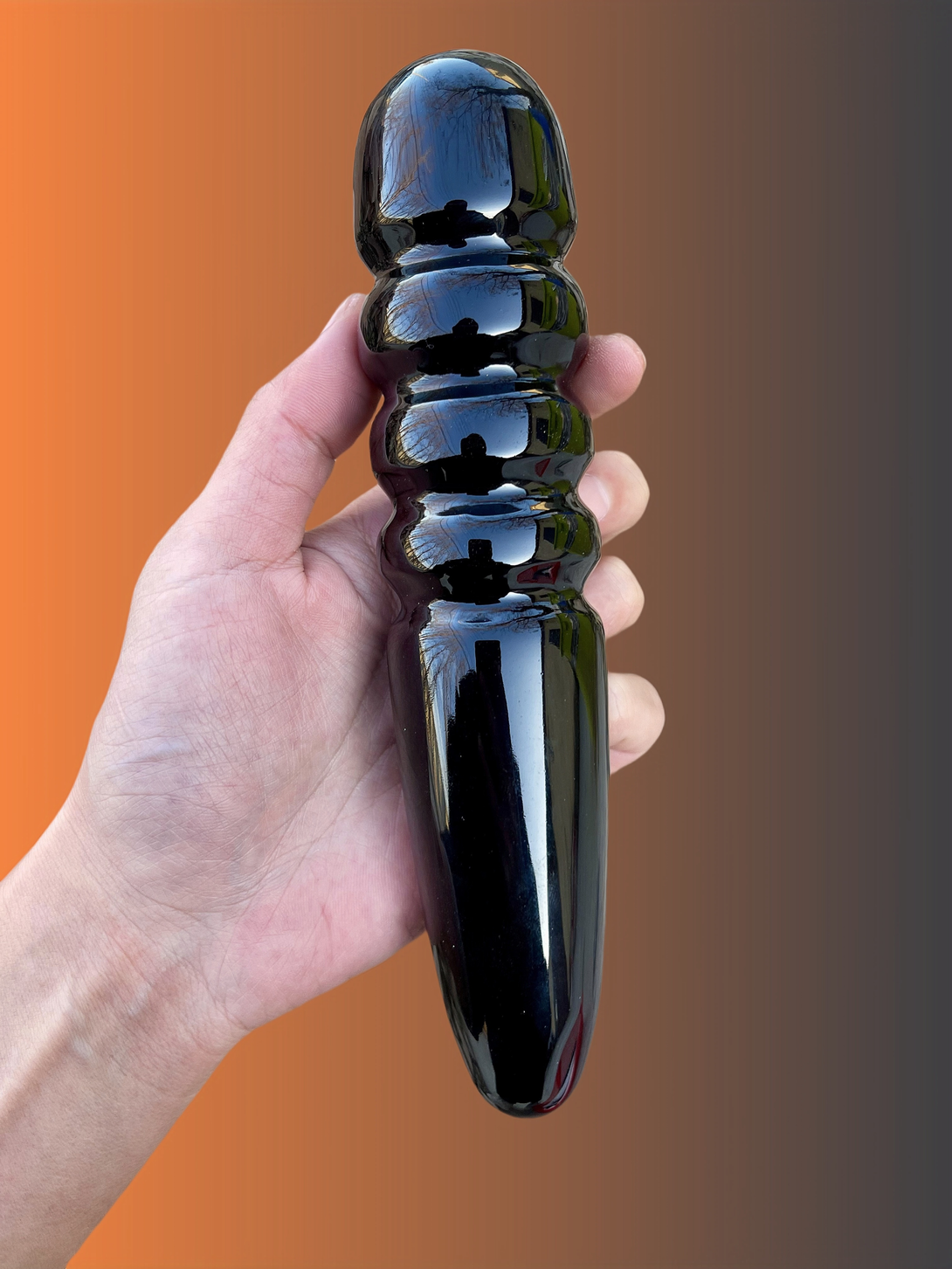 helios an obsidian massage wand