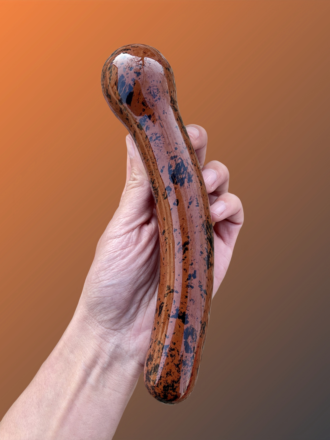 hedone a mahogany obsidian massage wand