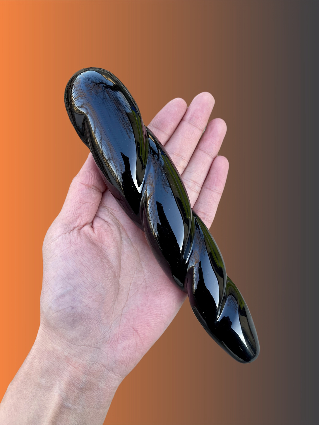 helix an obsidian massage wand