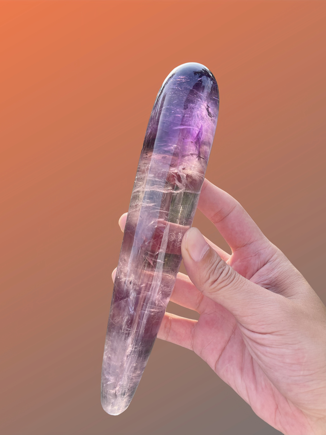 amaranthos an amethyst massage wand