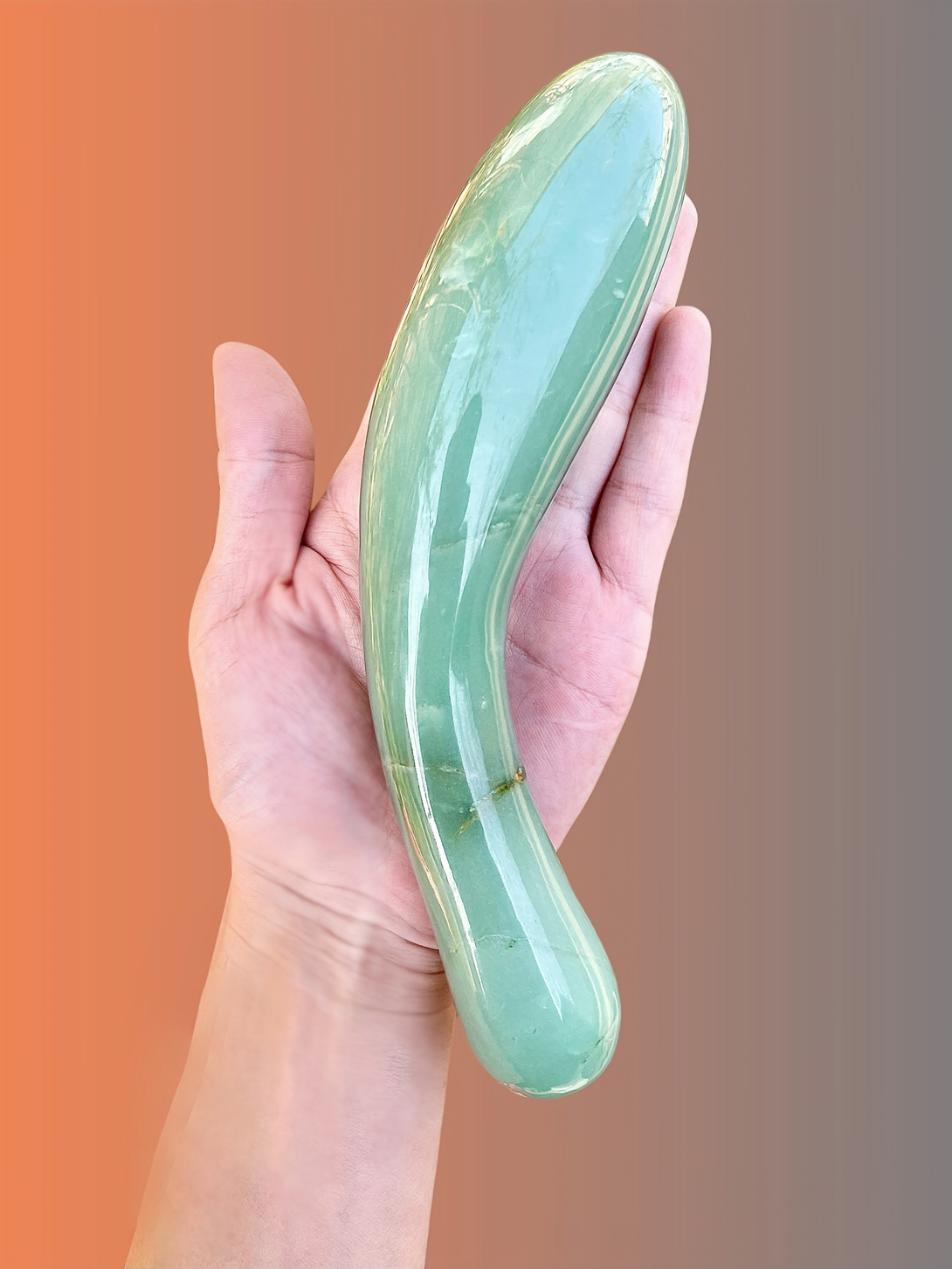 phallos a green aventurine wand