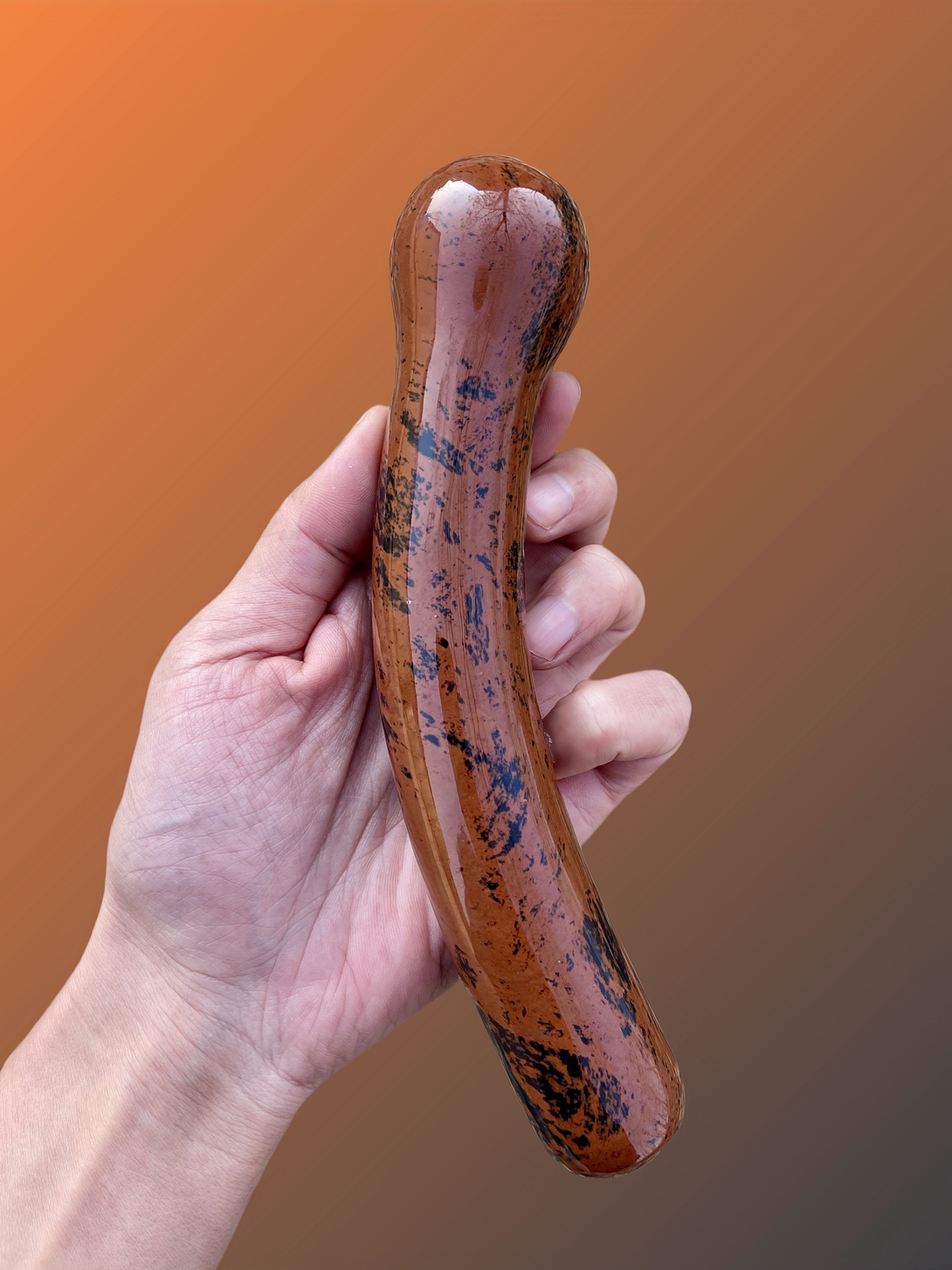 hedone a mahogany obsidian massage wand