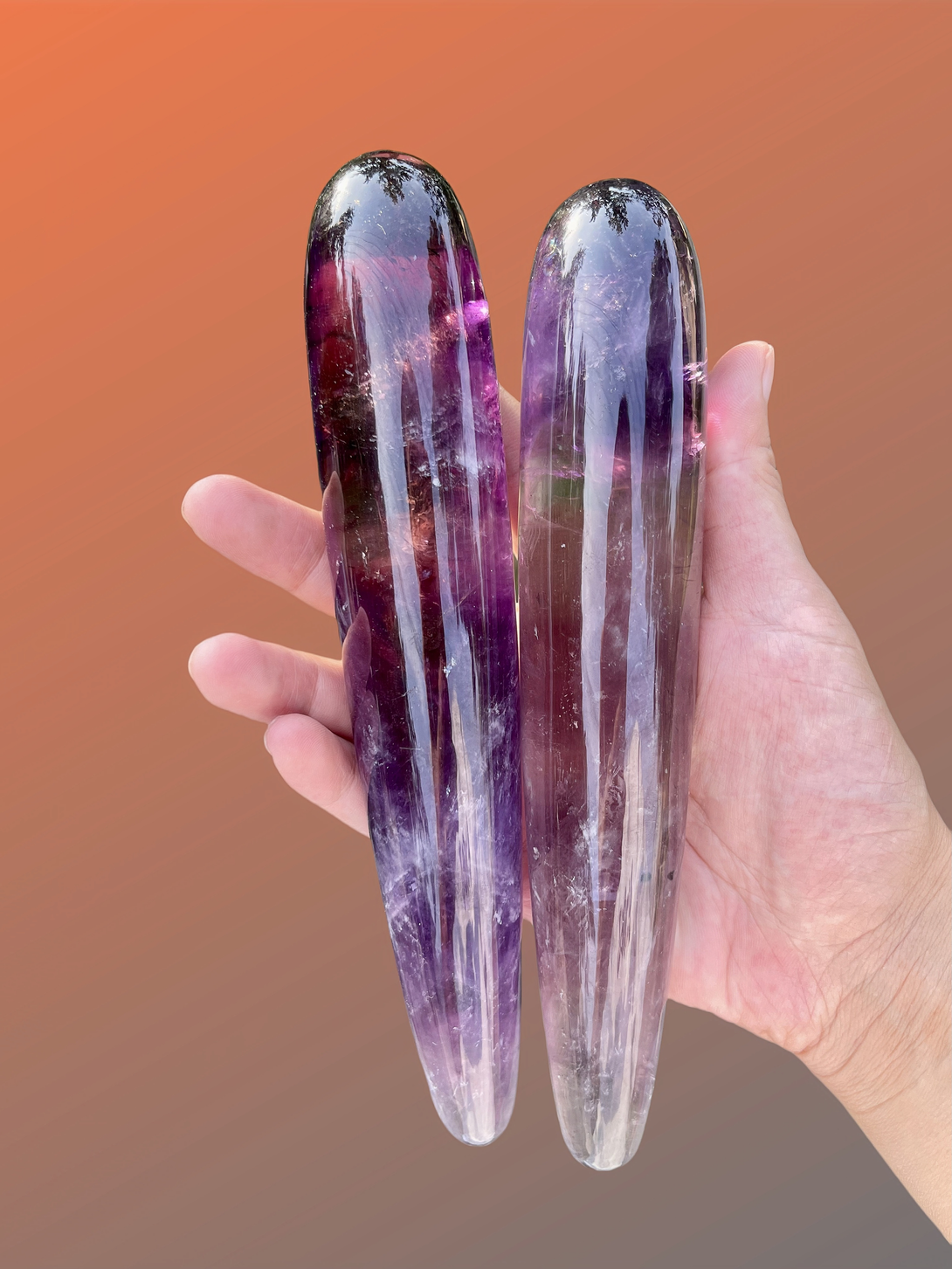 amaranthos an amethyst massage wand