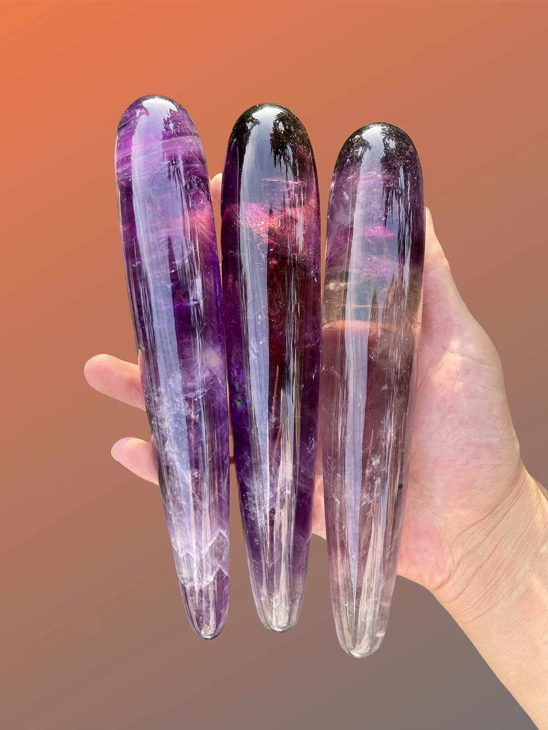 amaranthos an amethyst massage wand